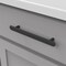 Hickory Hardware Maven Collection Pull 6-5/16 Inch 160mm Center to Center Matte Black Finish H078781MB - alternate 4